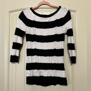 White House Black Market Cable Knit Sweater